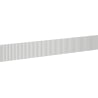 Mexen Rivel front ryflowany do korpusu szafki łazienkowej 160 x 20 cm, szary mat - 91A20-1600-235-1-62