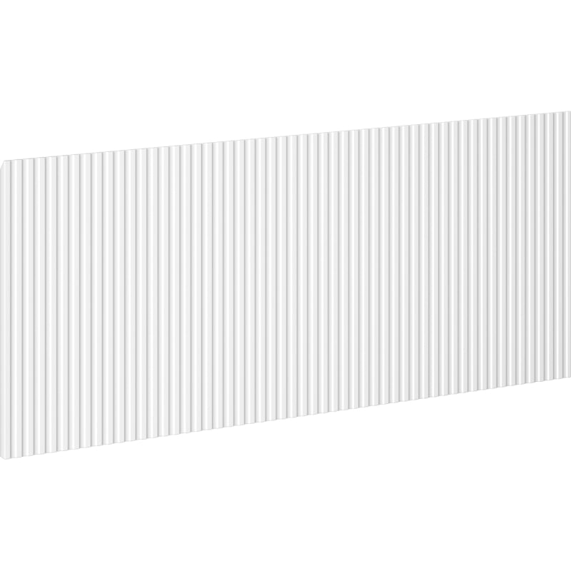 Mexen Rivel front ryflowany do korpusu szafki łazienkowej 120 x 43,5 cm, biały mat - 91A20-1200-470-1-01