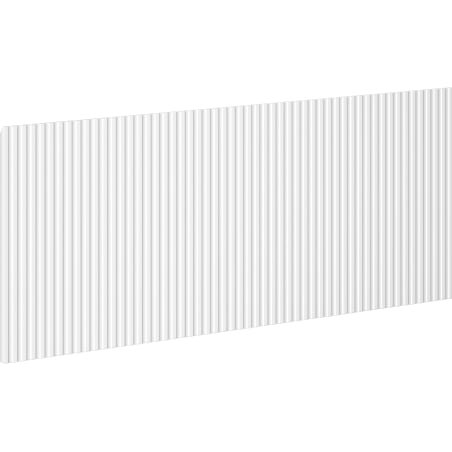 Mexen Rivel front ryflowany do korpusu szafki łazienkowej 120 x 43,5 cm, biały mat - 91A20-1200-470-1-01