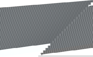 Mexen Rivel front ryflowany do korpusu szafki łazienkowej 100 x 43,5 cm, grafit mat - 91A20-1000-470-1-66