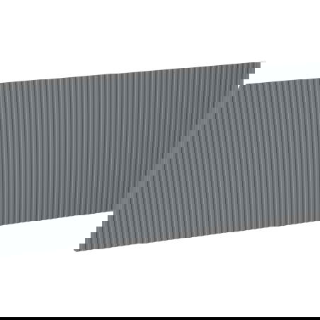 Mexen Rivel front ryflowany do korpusu szafki łazienkowej 120 x 43,5 cm, grafit mat - 91A20-1200-470-1-66