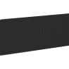 Mexen Rivel front ryflowany do korpusu szafki łazienkowej 120 x 43,5 cm, czarny mat - 91A20-1200-470-1-71