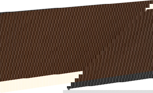 Mexen Rivel front ryflowany do korpusu szafki łazienkowej 100 x 43,5 cm, orzech - 91A20-1000-470-1-86