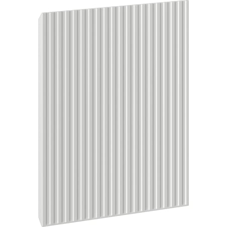 Mexen Rivel front ryflowany do korpusu szafki łazienkowej 30 x 43,5 cm, szary mat - 91A21-0300-470-1-62