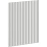 Mexen Rivel front ryflowany do korpusu szafki łazienkowej 35 x 43,5 cm, szary mat - 91A21-0350-470-1-62