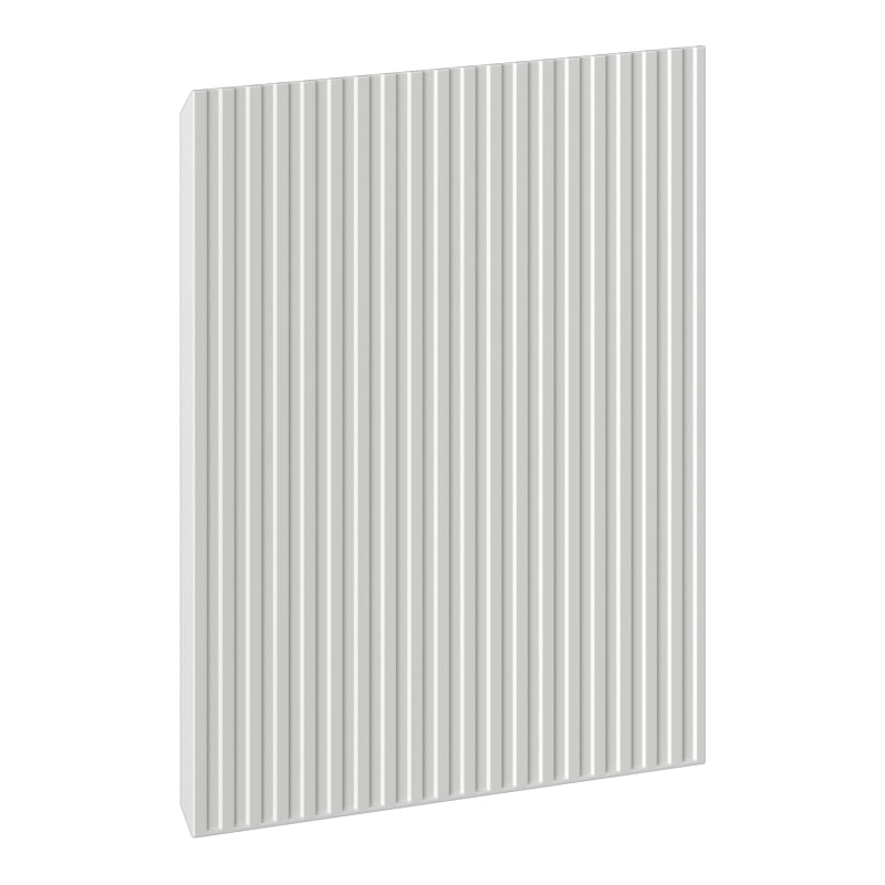 Mexen Rivel front ryflowany do korpusu szafki łazienkowej 45 x 43,5 cm, szary mat - 91A21-0450-470-1-62