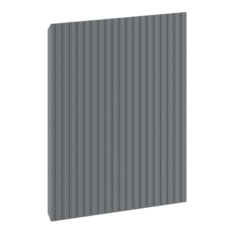 Mexen Rivel front ryflowany do korpusu szafki łazienkowej 30 x 43,5 cm, grafit mat - 91A21-0300-470-1-66