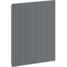 Mexen Rivel front ryflowany do korpusu szafki łazienkowej 45 x 43,5 cm, grafit mat - 91A21-0450-470-1-66