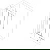 Mexen Velar L ścianka prysznicowa rozsuwana Walk-in 90 x 200 cm, transparent 8 mm, miedź szczotkowana - 871-090-003-03-65