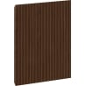 Mexen Rivel front ryflowany do korpusu szafki łazienkowej 35 x 43,5 cm, orzech - 91A21-0350-470-1-86