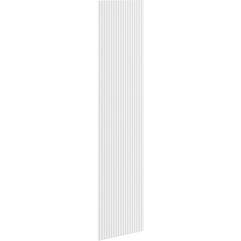 Mexen Rivel front ryflowany do korpusu szafki łazienkowej 35 x 160 cm (1 szt.), biały mat - 91A21-1600-300-1-01