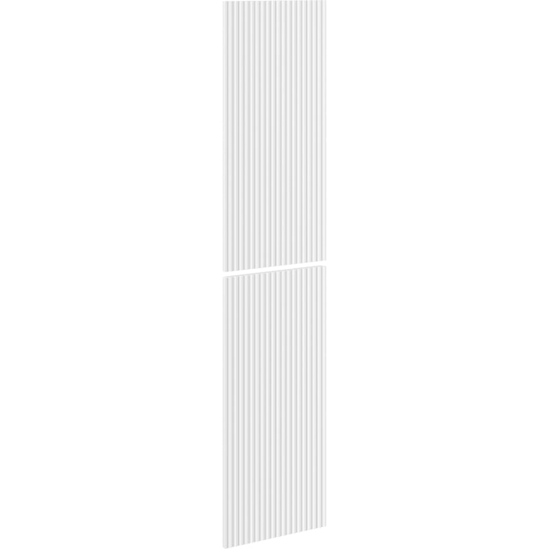 Mexen Rivel front ryflowany do korpusu szafki łazienkowej 35 x 80 cm (2 szt.), biały mat - 91A21-1600-300-2-01