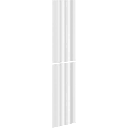 Mexen Rivel front ryflowany do korpusu szafki łazienkowej 35 x 80 cm (2 szt.), biały mat - 91A21-1600-300-2-01