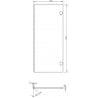 Mexen Rivel front ryflowany do korpusu szafki łazienkowej 35 x 80 cm (2 szt.), biały mat - 91A21-1600-300-2-01
