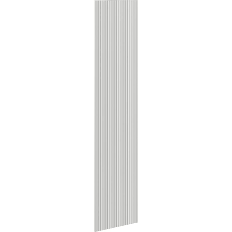 Mexen Rivel front ryflowany do korpusu szafki łazienkowej 35 x 160 cm, szary mat - 91A21-1600-300-1-62