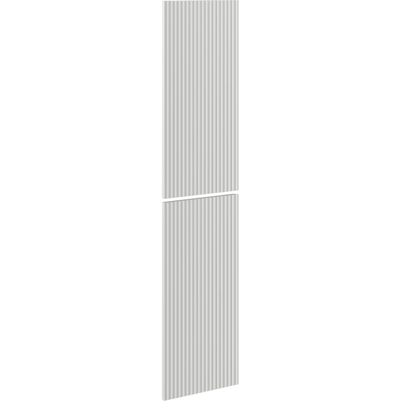 Mexen Rivel front ryflowany do korpusu szafki łazienkowej 35 x 80 cm (2 szt.), szary mat - 91A21-1600-300-2-62