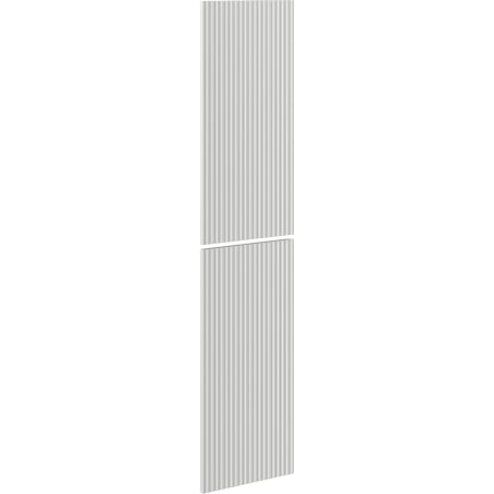 Mexen Rivel front ryflowany do korpusu szafki łazienkowej 35 x 80 cm (2 szt.), szary mat - 91A21-1600-300-2-62