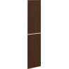 Mexen Rivel front ryflowany do korpusu szafki łazienkowej 35 x 80 cm (2 szt.), orzech - 91A21-1600-300-2-86