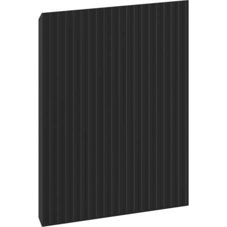 Mexen Rivel front ryflowany do korpusu szafki łazienkowej 35 x 43,5 cm, czarny mat - 91A21-0350-470-1-71
