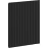 Mexen Rivel front ryflowany do korpusu szafki łazienkowej 45 x 43,5 cm, czarny mat - 91A21-0450-470-1-71