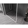 Mexen Kioto-F ścianka prysznicowa Walk-in z ramką 85 x 202 cm, transparent 8 mm, biała - 800-085-104-20-00