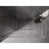 Mexen Kioto-F ścianka prysznicowa Walk-in z ramką 75 x 202 cm, transparent 8 mm, chrom - 800-075-104-01-00