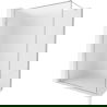 Mexen Kioto-F ścianka prysznicowa Walk-in z ramką 120 x 202 cm, szron 8 mm, chrom - 800-120-104-01-30