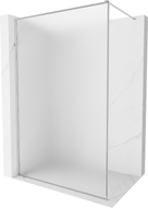 Mexen Kioto-F ścianka prysznicowa Walk-in z ramką 130 x 202 cm, szron 8 mm, chrom - 800-130-104-01-30