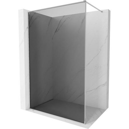 Mexen Kioto-F ścianka prysznicowa Walk-in z ramką 100 x 202 cm, grafit 8 mm, chrom - 800-100-104-01-40
