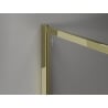 Mexen Kioto-F ścianka prysznicowa Walk-in z ramką 110 x 202 cm, transparent 8 mm, złota - 800-110-104-50-00