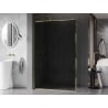 Mexen Kioto-F ścianka prysznicowa Walk-in z ramką 70 x 202 cm, grafit 8 mm, złota - 800-070-104-50-40