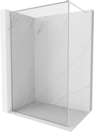 Mexen Kioto-F ścianka prysznicowa Walk-in z ramką 100 x 202 cm, transparent 8 mm, nikiel szczotkowany - 800-100-104-97-00