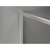 Mexen Kioto-F ścianka prysznicowa Walk-in z ramką 95 x 202 cm, transparent 8 mm, nikiel szczotkowany - 800-095-104-97-00
