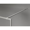 Mexen Kioto-F ścianka prysznicowa Walk-in z ramką 105 x 202 cm, transparent 8 mm, nikiel szczotkowany - 800-105-104-97-00