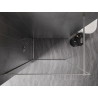 Mexen Kioto-F ścianka prysznicowa Walk-in z ramką 160 x 202 cm, transparent 8 mm, nikiel szczotkowany - 800-160-104-97-00