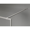 Mexen Kioto-F ścianka prysznicowa Walk-in z ramką 110 x 202 cm, transparent 8 mm, nikiel szczotkowany - 800-110-104-97-00