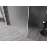 Mexen Kioto-F ścianka prysznicowa Walk-in z ramką 70 x 202 cm, szron 8 mm, nikiel szczotkowany - 800-070-104-97-30