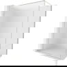Mexen Kioto-F ścianka prysznicowa Walk-in z ramką 100 x 202 cm, szron 8 mm, nikiel szczotkowany - 800-100-104-97-30