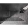Mexen Kioto-F ścianka prysznicowa Walk-in z ramką 80 x 202 cm, grafit 8 mm, nikiel szczotkowany - 800-080-104-97-40