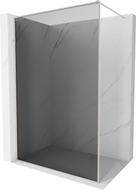 Mexen Kioto-F ścianka prysznicowa Walk-in z ramką 120 x 202 cm, grafit 8 mm, nikiel szczotkowany - 800-120-104-97-40