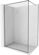 Mexen Kioto-F ścianka prysznicowa Walk-in z ramką 155 x 202 cm, transparent 8 mm, gun metal - 800-155-104-95-00