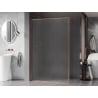 Mexen Kioto-F ścianka prysznicowa Walk-in z ramką 140 x 202 cm, szron 8 mm, miedź szczotkowana - 800-140-104-65-30