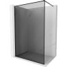 Mexen Kioto-F ścianka prysznicowa Walk-in z ramką 120 x 202 cm, grafit 8 mm, czarna - 800-120-104-70-40