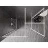 Mexen Kioto-F ścianka prysznicowa Walk-in z ramką 150 x 115 cm, transparent 8 mm, biała - 800-150-202-04-20-115