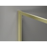 Mexen Kioto-F ścianka prysznicowa Walk-in z ramką 140 x 70 cm, transparent 8 mm, złota szczotkowana - 800-140-202-04-55-070