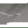 Mexen Kioto-F ścianka prysznicowa Walk-in z ramką 180 x 80 cm, transparent 8 mm, nikiel szczotkowany - 800-180-202-04-97-080