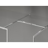 Mexen Kioto-F ścianka prysznicowa Walk-in z ramką 130 x 105 cm, transparent 8 mm, chrom - 800-130-202-04-00-105