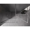 Mexen Kioto-F ścianka prysznicowa Walk-in z ramką 125 x 120 cm, transparent 8 mm, chrom - 800-125-202-04-00-120