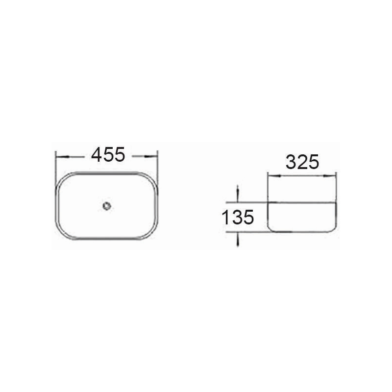 Mexen Rita umywalka nablatowa 45 x 32 cm, zielona - 21084556