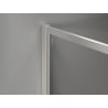 Mexen Kioto-F ścianka prysznicowa Walk-in z ramką 115 x 90 cm, transparent 8 mm, nikiel szczotkowany - 800-115-202-04-97-090